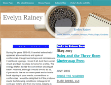 Tablet Screenshot of evelyn-rainey.com